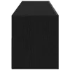 TV szekrény LED -es lámpákkal Fekete 120 x 35 x 40 cm Faanyag