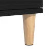 Oldalszekrény fiókkal Fekete tölgy 60 x 35 x 70 cm Faanyag
