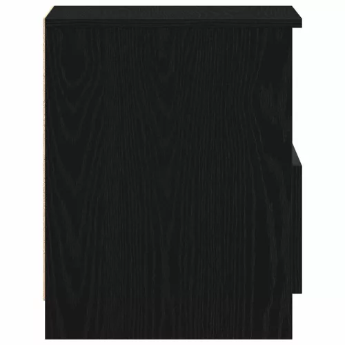 Éjjeliszekrény 2 pcs Musta tammi 40 x 40 x 50 cm Faanyag