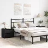 Éjjeliszekrény 2 pcs Musta tammi 50 x 40 x 43.5 cm Faanyag