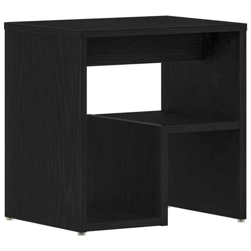 Éjjeliszekrény 2 pcs Musta tammi 40 x 30 x 40 cm Faanyag
