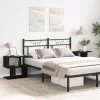 Éjjeliszekrény 2 pcs Musta tammi 50 x 30 x 51,5 cm Faanyag