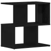 Éjjeliszekrény 2 pcs Musta tammi 50 x 30 x 51,5 cm Faanyag
