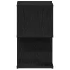 Éjjeliszekrény 2 pcs Musta tammi 50 x 30 x 51,5 cm Faanyag