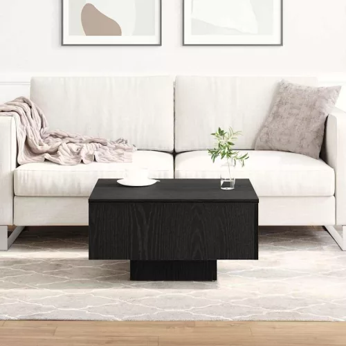 Dohányzóasztal Musta tammi 60 x 60 x 31.5 cm Faanyag