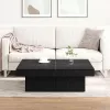 Dohányzóasztal Musta tammi 90 x 90 x 28 cm Faanyag