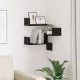 Fali Sarok Polc polcokkal Musta tammi 40 x 40 x 49.5 cm Faanyag