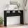 Konzolasztal Musta tammi 105 x 30 x 80 cm Faanyag