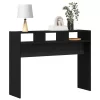 Konzolasztal Musta tammi 105 x 30 x 80 cm Faanyag