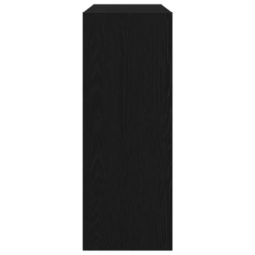 Konzolasztal Musta tammi 105 x 30 x 80 cm Faanyag