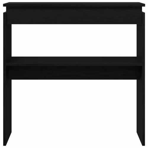 Konzolasztal Musta tammi 80 x 30 x 80 cm Faanyag