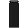 Konzolasztal Musta tammi 80 x 30 x 80 cm Faanyag
