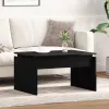 Dohányzóasztal Fekete tölgy 68 x 38 x 50 cm Faanyag