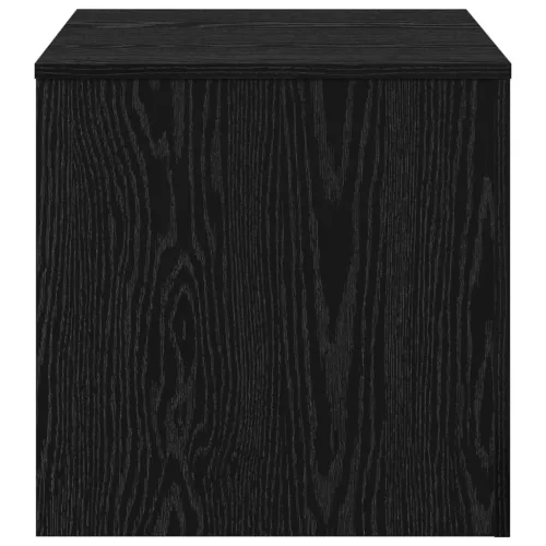 Fészekasztal 3 pcs Musta tammi 45 x 45 x 45 cm Faanyag