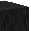 Fészekasztal 3 pcs Musta tammi 45 x 45 x 45 cm Faanyag