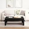 Dohányzóasztal Musta tammi 100 x 100 x 35 cm Faanyag