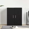 Cipősszekrény polcokkal Musta tammi 60 x 35 x 70 cm Faanyag