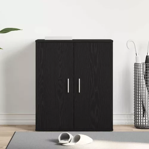 Cipősszekrény polcokkal Musta tammi 60 x 35 x 70 cm Faanyag