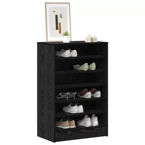 Cipősszekrény polcokkal Musta tammi 60 x 35 x 92 cm Faanyag