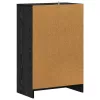 Cipősszekrény polcokkal Musta tammi 60 x 35 x 92 cm Faanyag