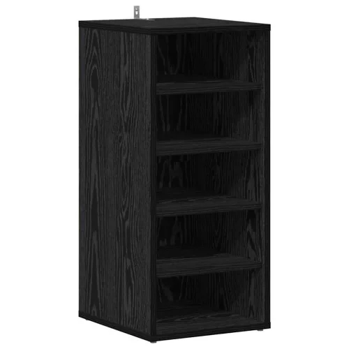 Cipősszekrény 2 pcs Musta tammi 32 x 35 x 70 cm Faanyag