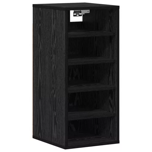 Cipősszekrény 2 pcs Musta tammi 32 x 35 x 70 cm Faanyag