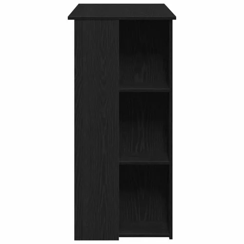 Bárasztal polcokkal Musta tammi 102 x 50 x 103.5 cm Faanyag