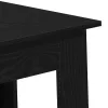 Bárasztal polcokkal Musta tammi 102 x 50 x 103.5 cm Faanyag