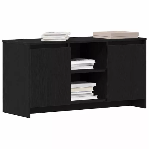 TV állvány Fekete 102 x 37.5 x 52.5 cm Faanyag