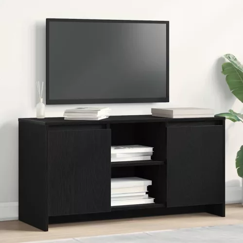 TV állvány Fekete 102 x 37.5 x 52.5 cm Faanyag