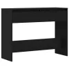Konzolasztal fiókkal Musta tammi 100 x 35 x 76.5 cm Faanyag