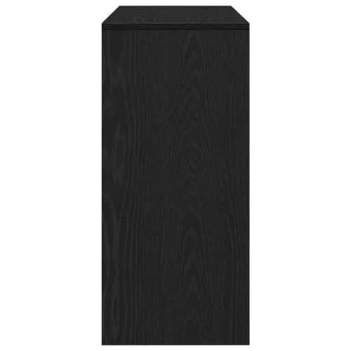 Konzolasztal fiókkal Musta tammi 100 x 35 x 76.5 cm Faanyag