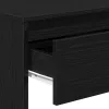 Konzolasztal fiókkal Musta tammi 100 x 35 x 76.5 cm Faanyag