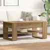 Dohányzóasztal kézműves tölgy 102 x 55 x 45 cm Faanyag