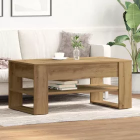 Dohányzóasztal kézműves tölgy 102 x 55 x 45 cm Faanyag