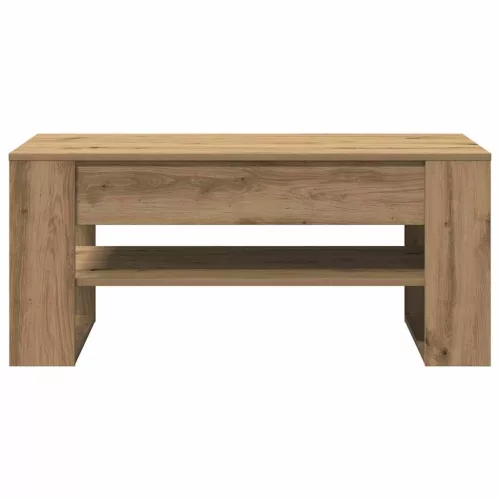 Dohányzóasztal kézműves tölgy 102 x 55 x 45 cm Faanyag