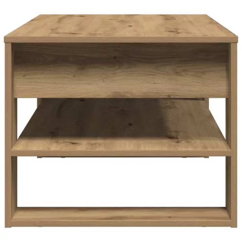 Dohányzóasztal kézműves tölgy 102 x 55 x 45 cm Faanyag