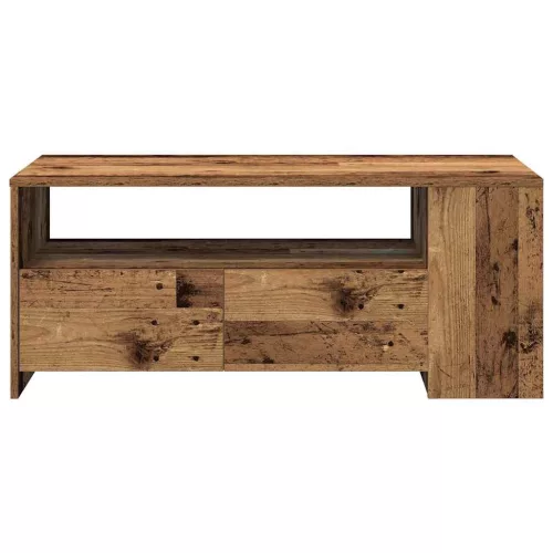 Dohányzóasztal with Drawer Régi fa 102 x 55 x 43.5 cm Faanyag