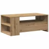 Dohányzóasztal kézműves tölgy 102 x 55 x 43.5 cm Faanyag