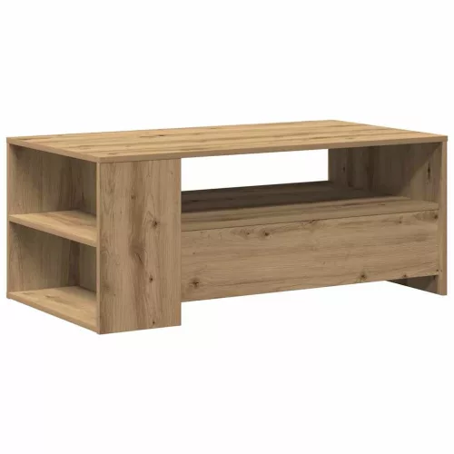 Dohányzóasztal kézműves tölgy 102 x 55 x 43.5 cm Faanyag