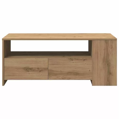 Dohányzóasztal kézműves tölgy 102 x 55 x 43.5 cm Faanyag