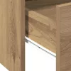 Dohányzóasztal kézműves tölgy 102 x 55 x 43.5 cm Faanyag