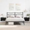 Éjjeliszekrény 2 pcs Musta tammi 46 x 29,5 x 30 cm Faanyag