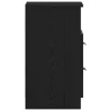 Éjjeliszekrény 2 pcs Musta tammi 40 x 35 x 65 cm Faanyag