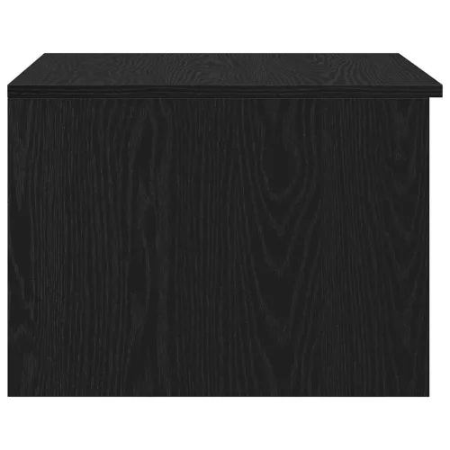Dohányzóasztal with Drawer Musta tammi 50 x 50 x 36 cm Faanyag