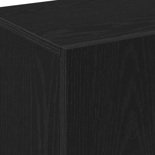 Magasfiú fiókkal Fekete 70 x 31 x 115 cm Faanyag