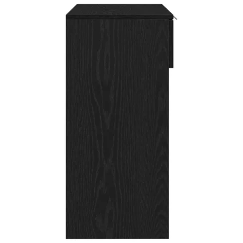 Konzolasztal fiókkal Musta tammi 90 x 36 x 75 cm Faanyag