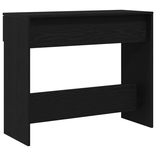 Konzolasztal fiókkal Musta tammi 90 x 36 x 75 cm Faanyag