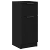 Oldalszekrények 2 pcs Musta tammi 30 x 30 x 70 cm Faanyag