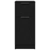 Oldalszekrények 2 pcs Musta tammi 30 x 30 x 70 cm Faanyag